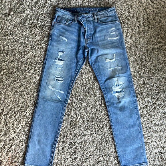 Men’s American Eagle distressed slim flex jeans - Picture 1 of 4